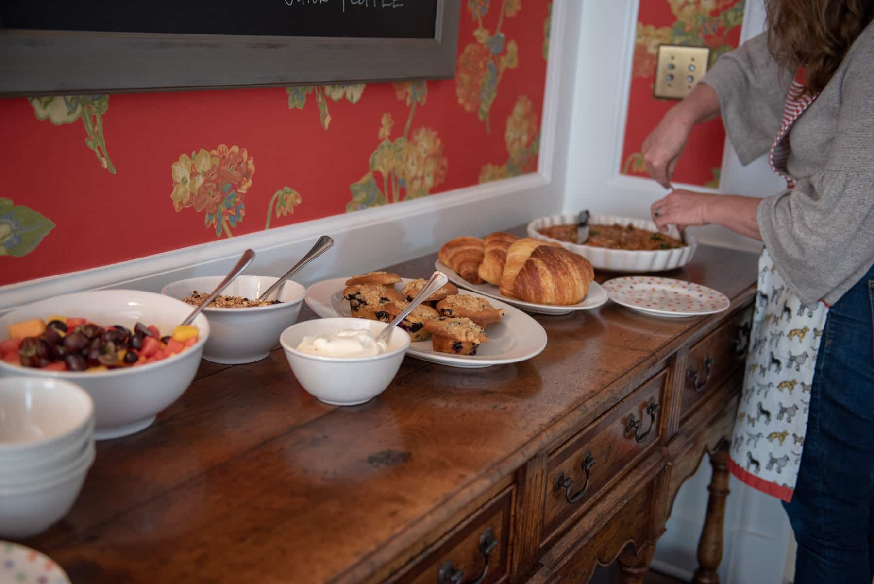 Breakfast at Margin Street Inn, our New England bed and breakfast