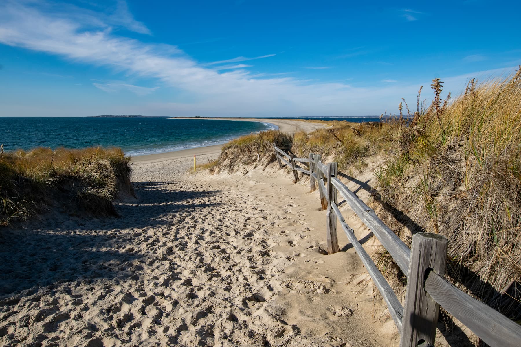 Napatree Point Beach in Rhode Island