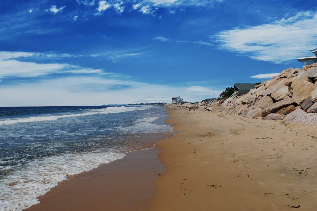 Misquamicut Beach in Rhode Island